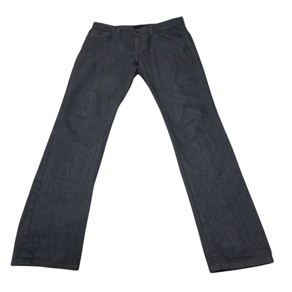 J Brand Mens Gray Tyler‎ Denim Jeans Low Rise Straight Leg 5 Pockets Size 33 - Picture 2 of 11